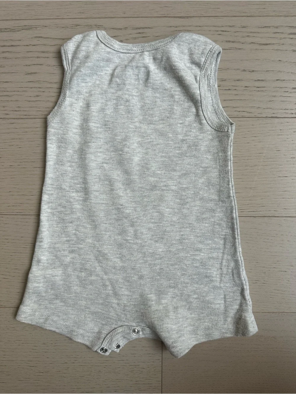 Disney Gray Mickey Baby Romper Set